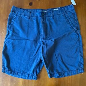 Old Navy Men's Flat Front Shorts - Navy Blue